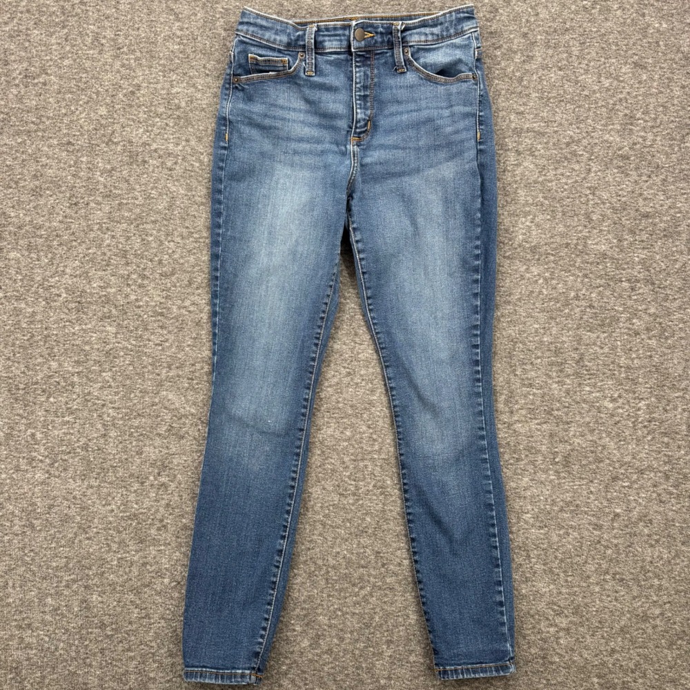 Universal‎ Thread Womens High Rise Skinny Jeans Blue Medium Wash Size 6/28R